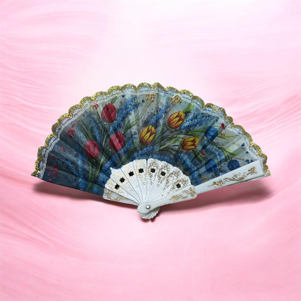 Mini plastic hand fan Abanico Mini 2 (6in) Tulipan