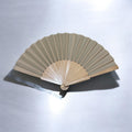Wood and paper Fan, Abanico en madera y papel (12 in )