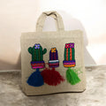 Jute Tote Handbag / Bolsa cuadrada en yute Cactus