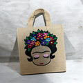 Jute Tote Handbag / Bolsa cuadrada en yute Frida 1