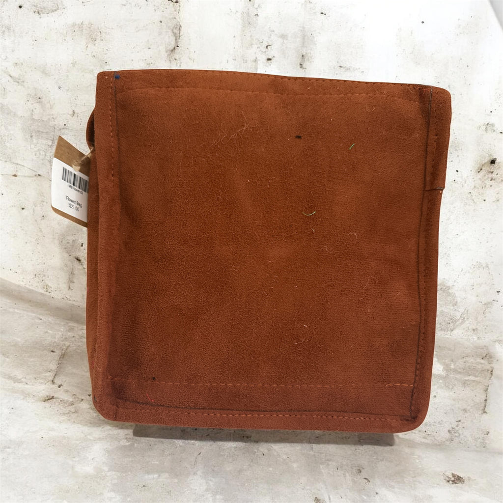 Vibrant Mexican Leather Square Crossbody Bag/ Bolsa en piel en forma cuadrada 3
