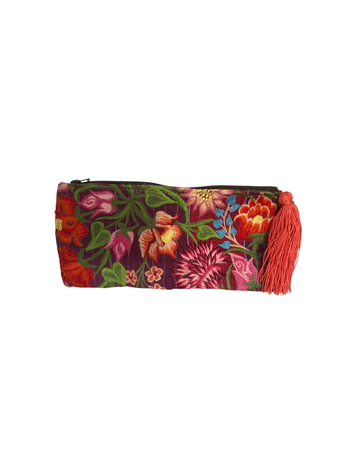 Handcrafted Chiapas Floral Bag & Cosmetic Pouch/Cosmetiquera y/o Bolsa