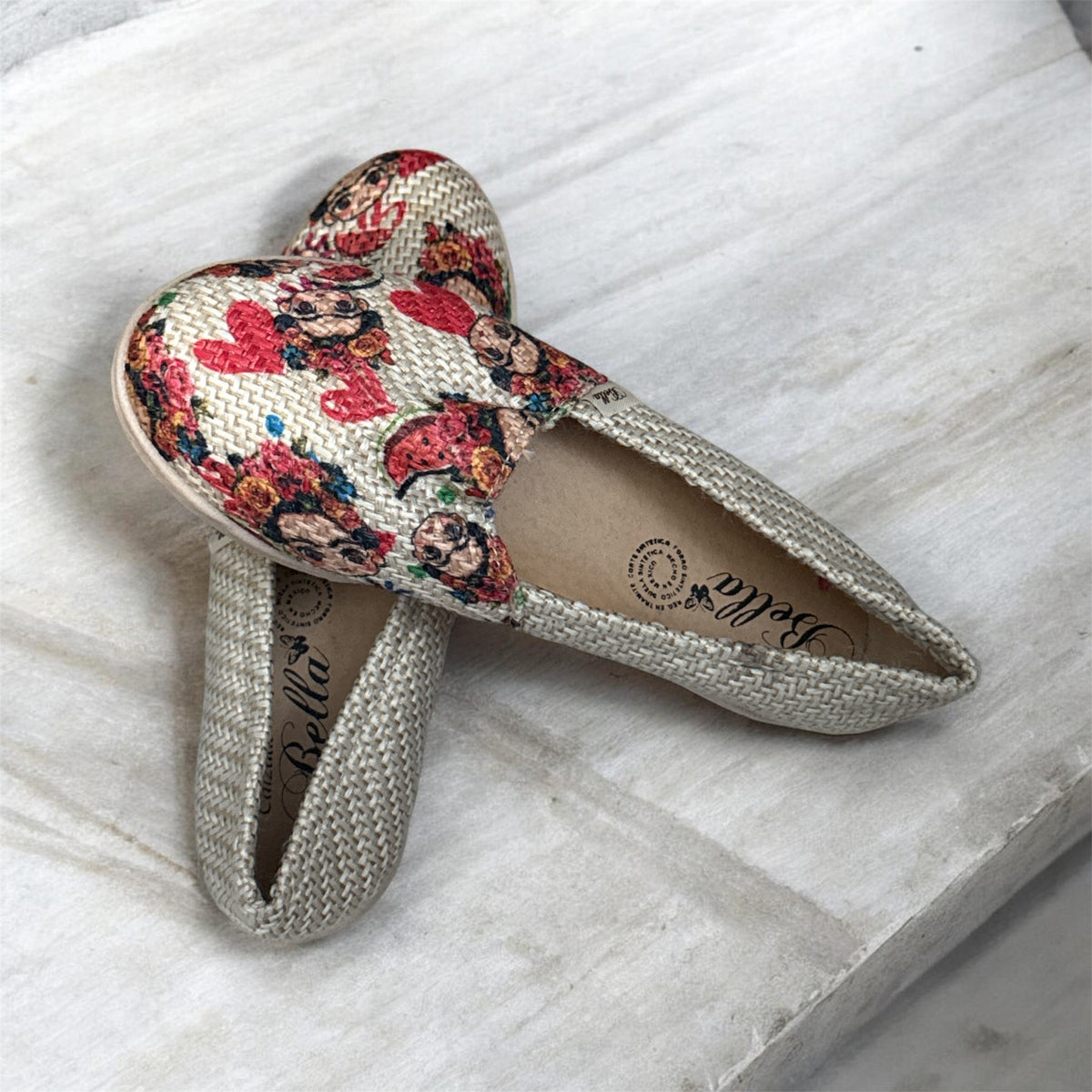 Colorful Mexican Jute Shoes / Zapato en Yute Frida