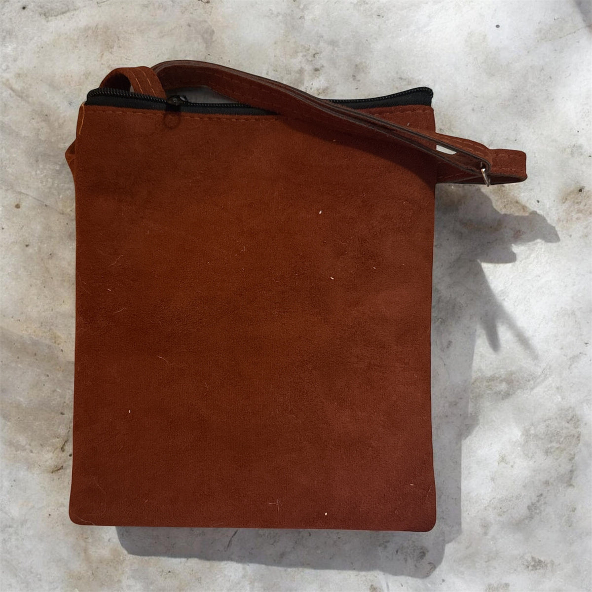 Vibrant Mexican Leather Rectangle Crossbody Bag/ Bolsa en piel en forma Rectangulo Lele