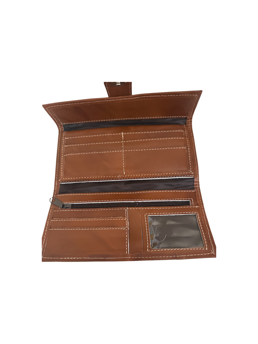 Leather Wallet with Mexican Artisan Designs / Cartera de Piel con Diseños Artesanales Mexicanos