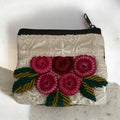 Hand-Embroidered Coin Purse / Monedero Bordado a Mano "selected and shipped based on availability at the time of purchase"