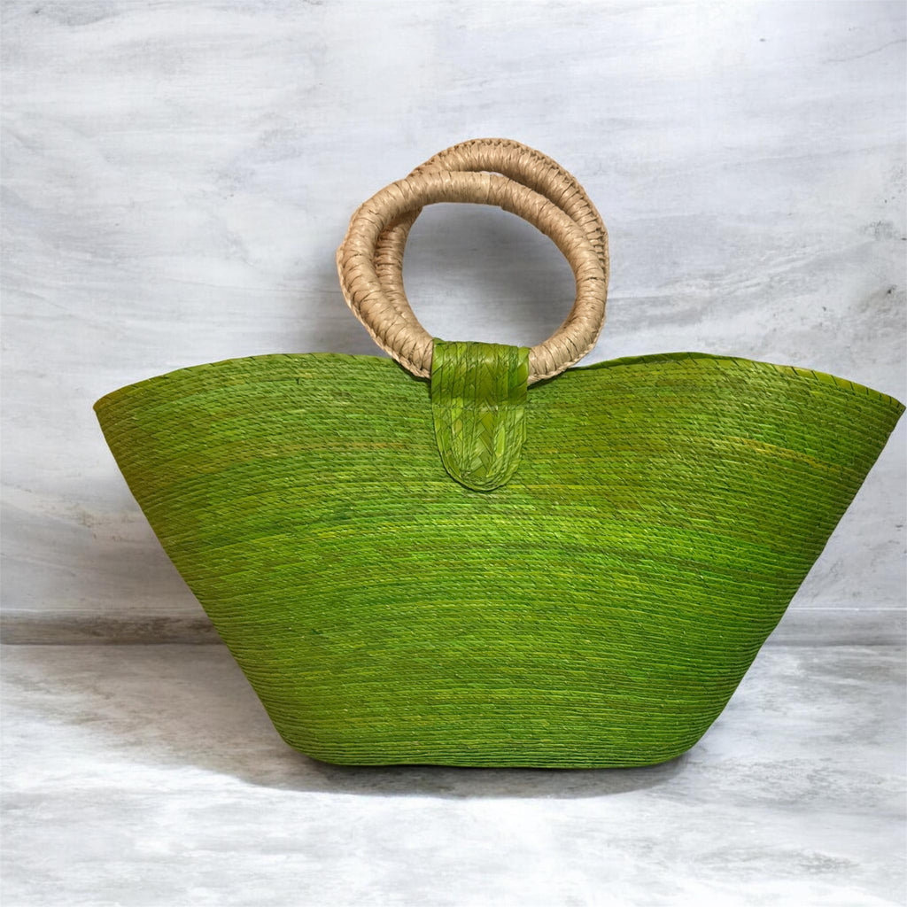 Pink Palm Handbag  / Bolso de mano Verde