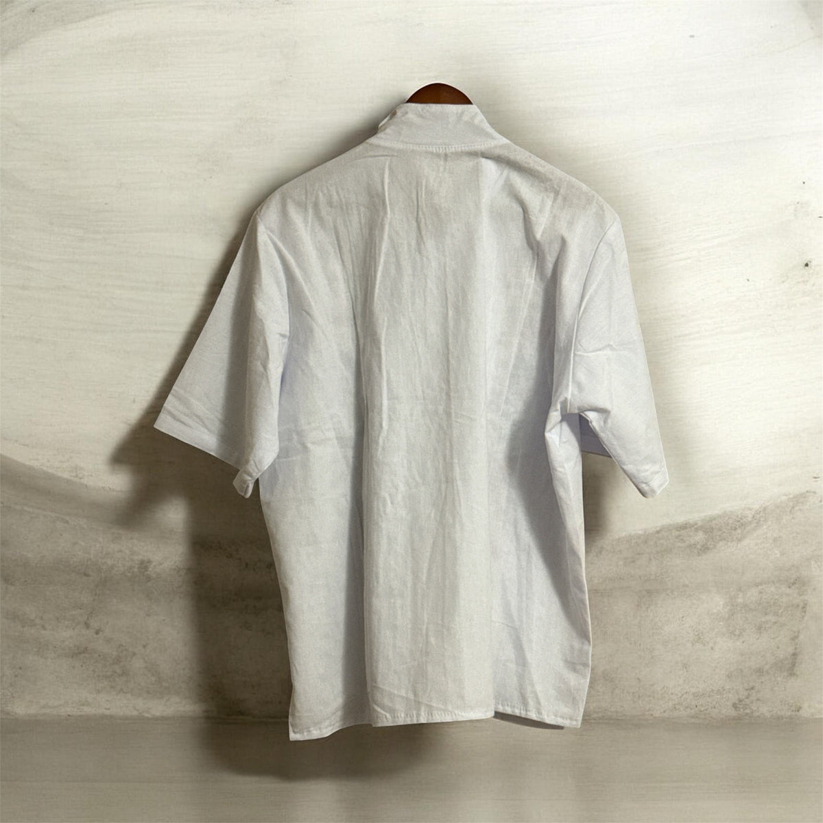 Men’s Embroidered Cotton Shirt / Camisa de Algodón Bordada para Hombre Blanco