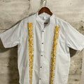 Men’s Embroidered Cotton Shirt / Camisa de Algodón Bordada para Hombre Blanca