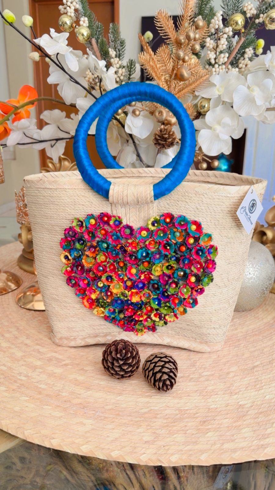 Palm Handbag Multicolored/ Bolsa de Palma multicolor